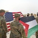Desert Warrior 21 Flag Exchange Ceremony US - Jordan