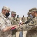 Desert Warrior 21 Participants Exchange Flags in Ceremony