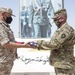 Desert Warrior 21 Commanders Exchange Flags in Ceremony