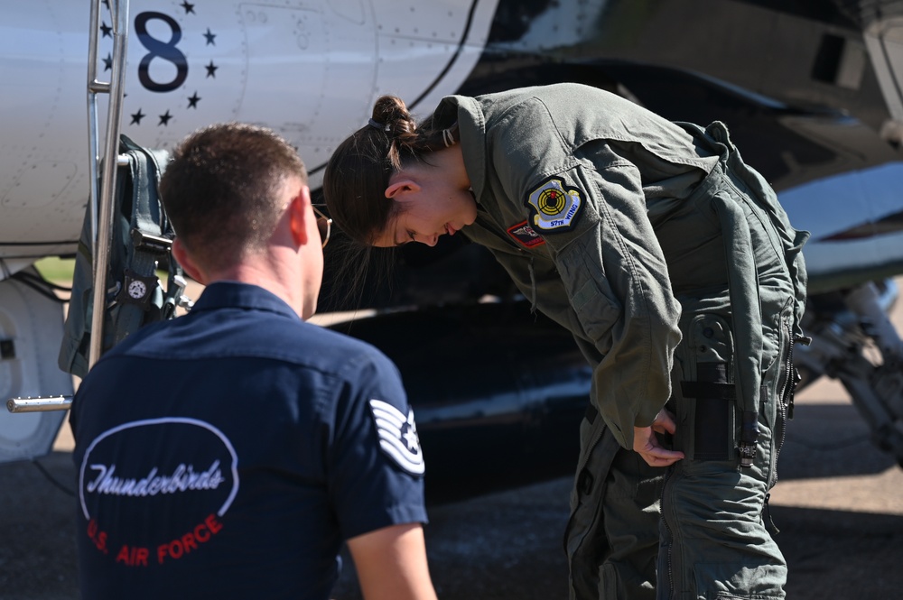 Hometown Hero, Alyssa Carson, takes flight with Thunderbirds