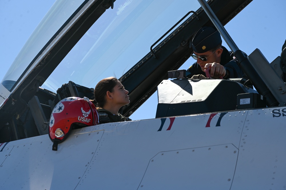 Hometown Hero, Alyssa Carson, takes flight with Thunderbirds