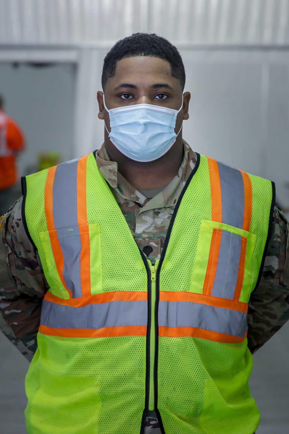 U.S. Army Spc. Anthony and being at the Gary CVC