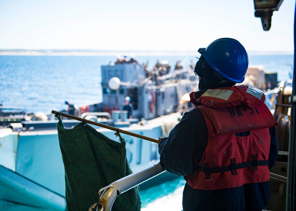 Carter Hall Conducts Beach Raid with Portugal