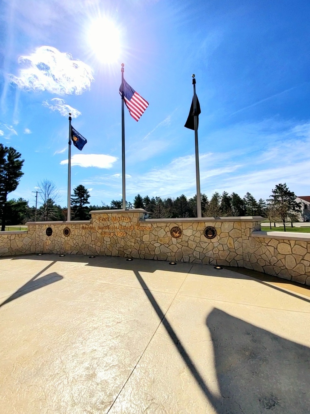 Veterans Memorial Plaza at Fort McCoy