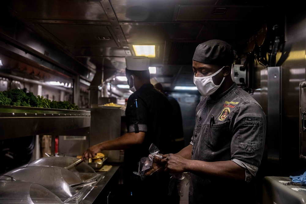 USS Curtis Wilbur Galley