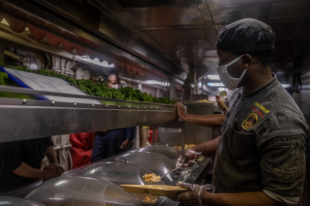 USS Curtis Wilbur Galley