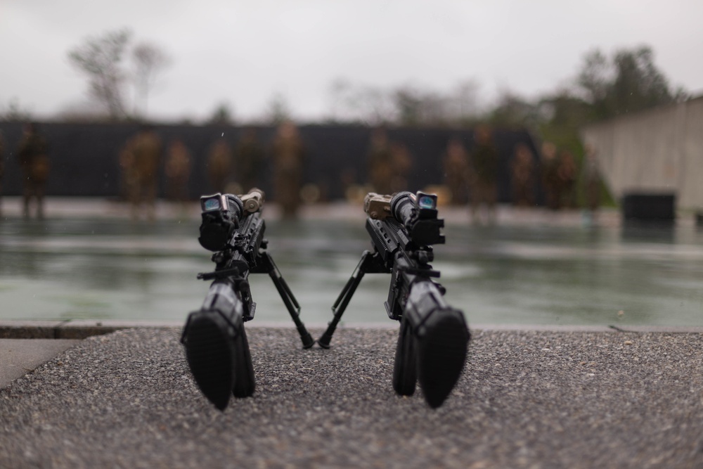 Amphibious Reconnaissance Platoon Conducts Live Fire and Maneuver