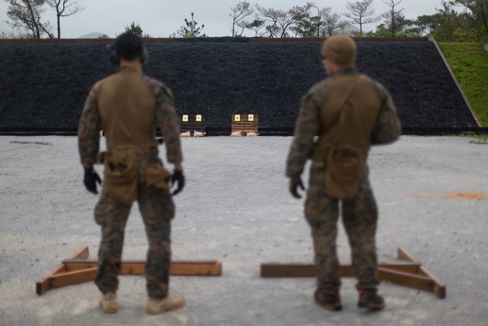 Amphibious Reconnaissance Platoon Conducts Live Fire and Maneuver