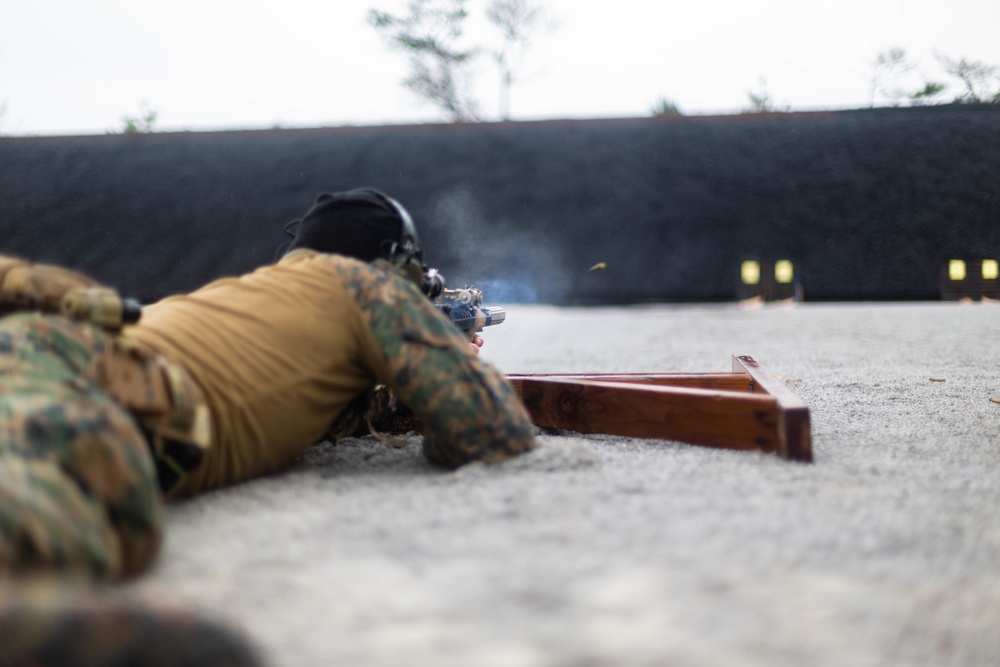 Amphibious Reconnaissance Platoon Conducts Live Fire and Maneuver