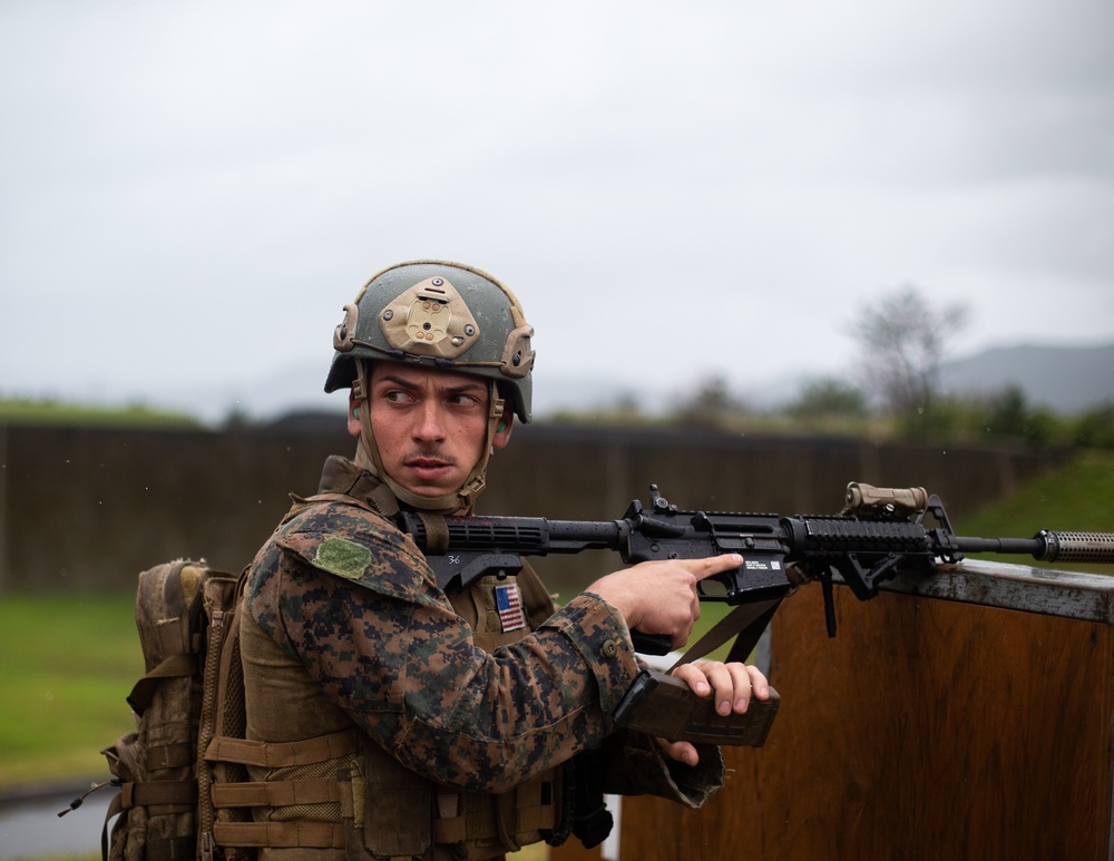 Marines with ARP conduct live fire drills