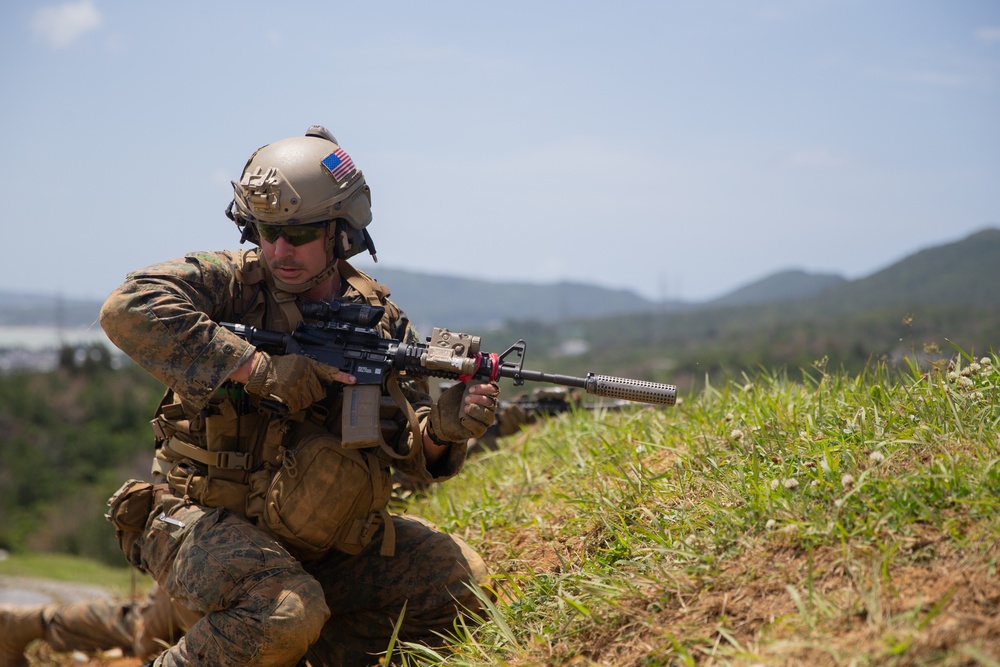 Marines with ARP conduct live fire drills