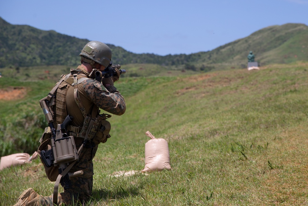 Marines with ARP conduct live fire drills