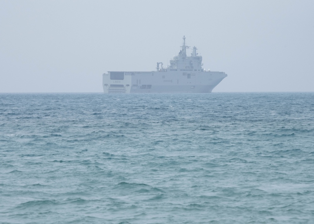 French Navy Vessels Visit CFAO White Beach Naval Facility