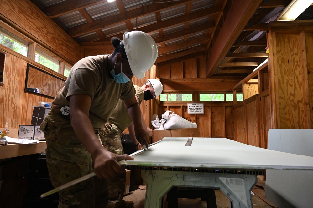 Giving back: 307th Civil Engineer Squadron furthers Camp Kamassa
