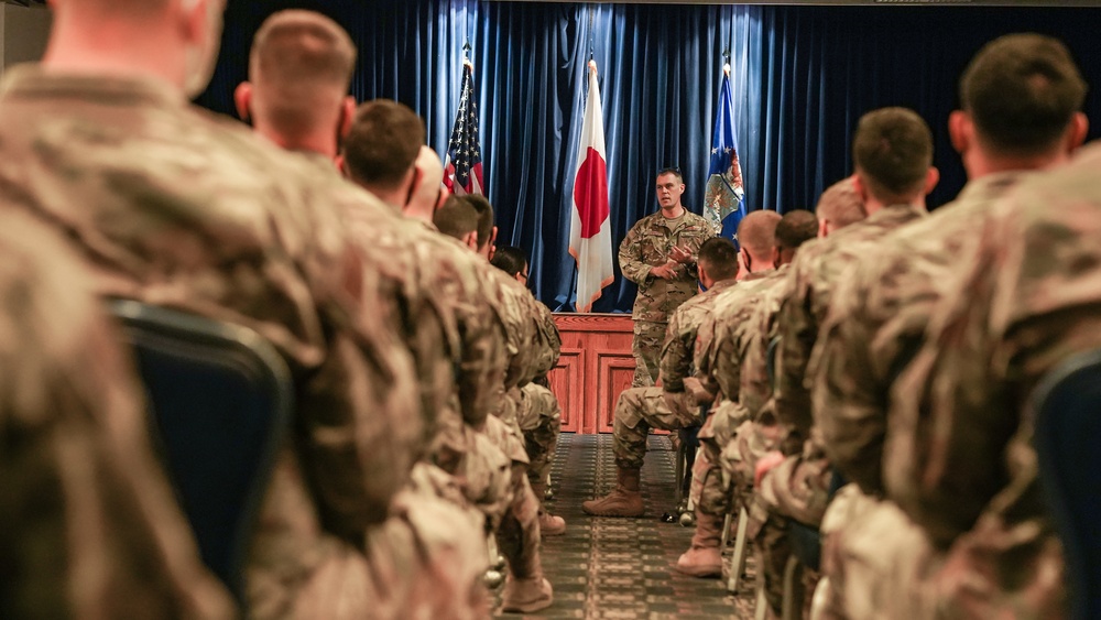 Yokota hosts MSG all call