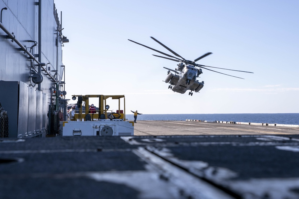 USS Iwo Jima Operates In North Sea