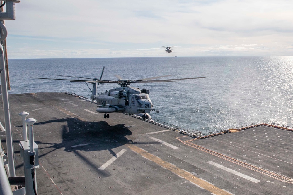 USS Iwo Jima Operates In North Sea