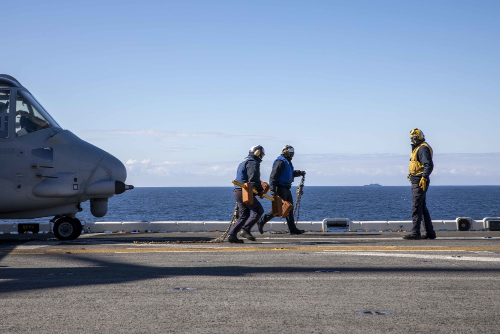 USS Iwo Jima Operates In North Sea