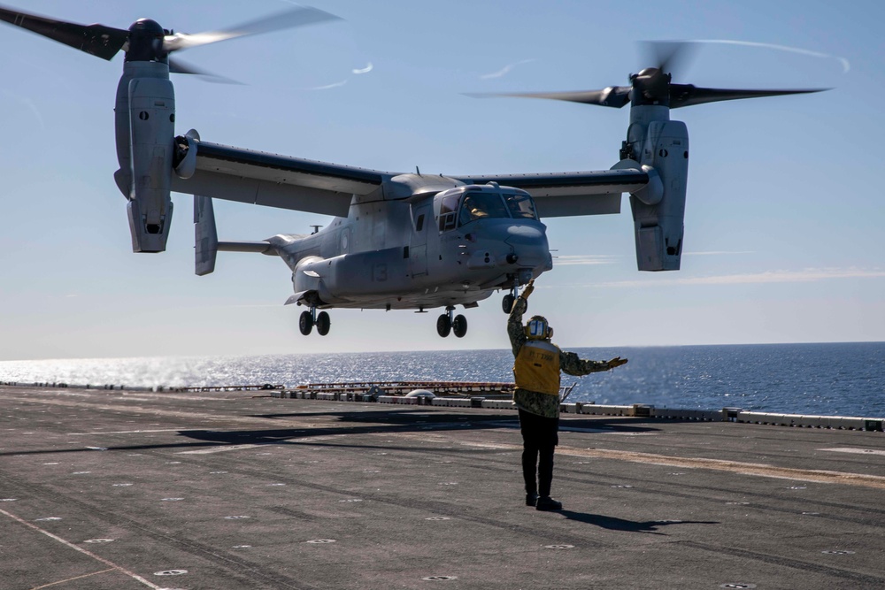 USS Iwo Jima Operates In North Sea