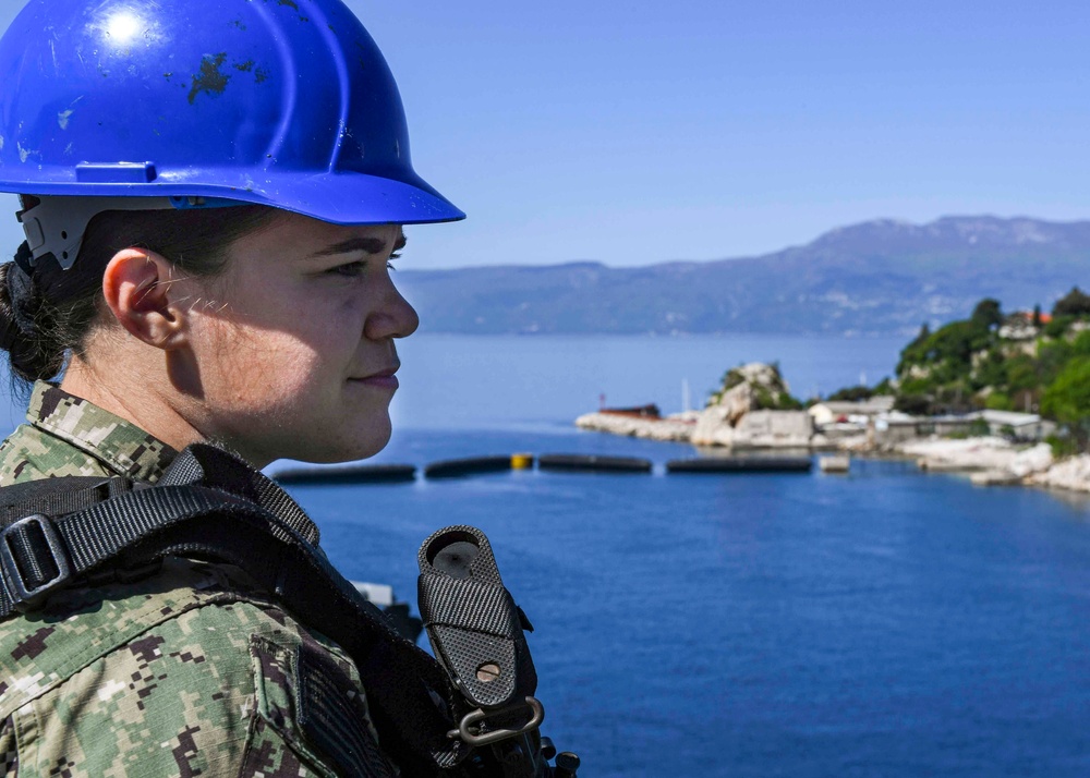USS Hershel &quot;Woody&quot; Williams visits Croatia