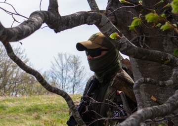 Polish KFOR soldiers conduct ABL patrol