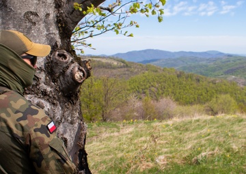 Polish KFOR soldiers conduct ABL patrol