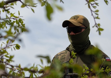 Polish KFOR soldiers conduct ABL patrol