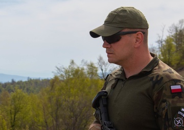 Polish KFOR soldiers conduct ABL patrol