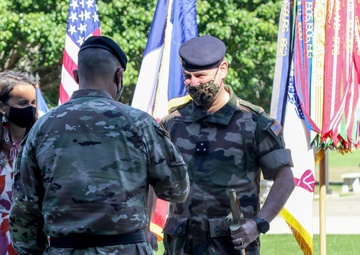 French Army Maj. Gen. Hubert Cottereau Promotion