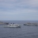 USS Iwo Jima Conducts RAS with USNS Supply and HMS Albion