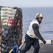 USS Iwo Jima Conducts RAS with USNS Supply and HMS Albion