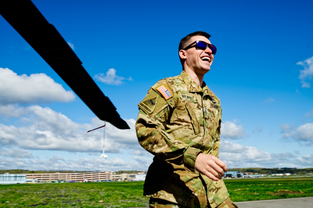 N.Y. Army National Guard Aviators Conduct Joint Water Bucket Training