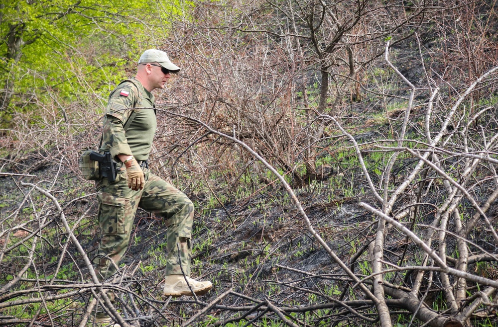 Polish KFOR soldier conducts ABL patrol