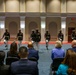 Barracks Marines move indoors for Friday Evening Parade