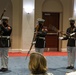 Barracks Marines move indoors for Friday Evening Parade