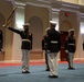 Barracks Marines move indoors for Friday Evening Parade