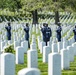 Military Funeral Honors with Funeral Escort are Conducted for retired U.S. Coast Guard Rear Adm. Marshall E. Gilbert in Section 33