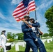 Military Funeral Honors with Funeral Escort are Conducted for retired U.S. Coast Guard Rear Adm. Marshall E. Gilbert in Section 33