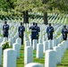 Military Funeral Honors with Funeral Escort are Conducted for retired U.S. Coast Guard Rear Adm. Marshall E. Gilbert in Section 33