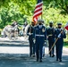 Military Funeral Honors with Funeral Escort are Conducted for retired U.S. Coast Guard Rear Adm. Marshall E. Gilbert in Section 33