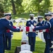 Military Funeral Honors with Funeral Escort are Conducted for retired U.S. Coast Guard Rear Adm. Marshall E. Gilbert in Section 33