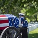 Military Funeral Honors with Funeral Escort are Conducted for retired U.S. Coast Guard Rear Adm. Marshall E. Gilbert in Section 33