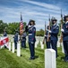 Military Funeral Honors with Funeral Escort are Conducted for retired U.S. Coast Guard Rear Adm. Marshall E. Gilbert in Section 33