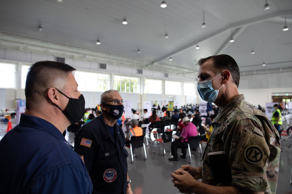 Phil Nix, the team commander for the U.S. Department of Health and team member with Maj. Gamble