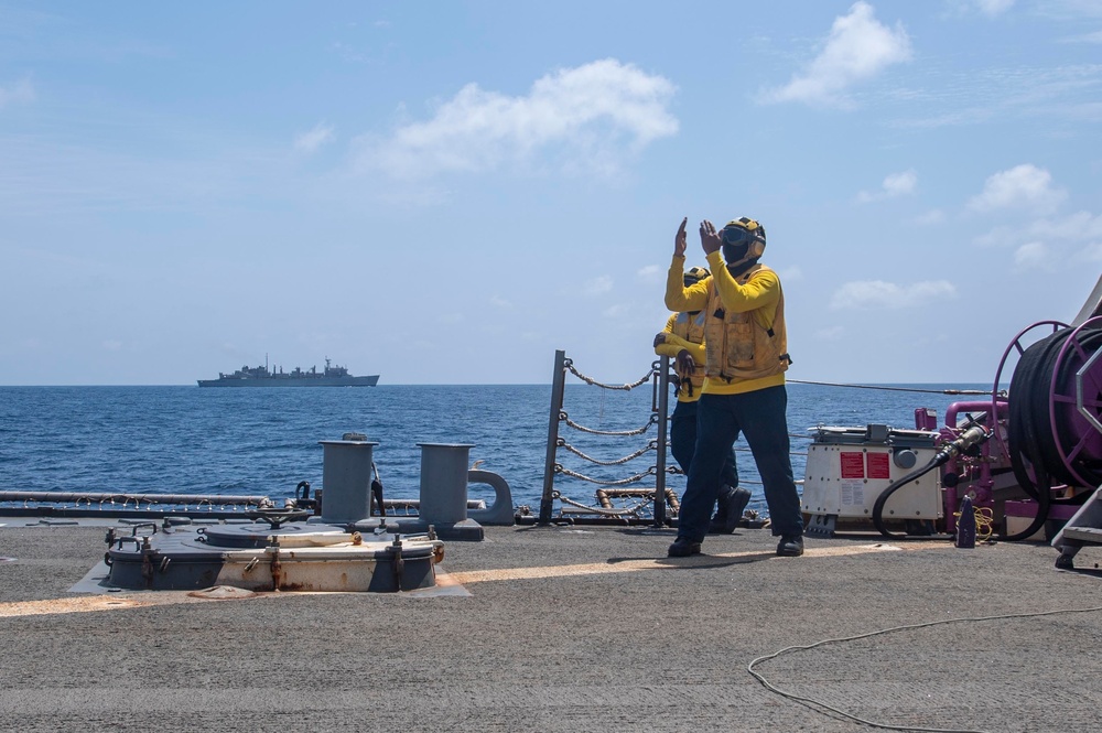 USS Laboon Conducts Flight Operations with HSC 7