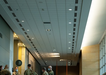 Brig. Gen. West visits West Michigan Vaccine Clinic, Grand Rapids