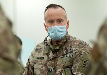 Brig. Gen. West visits West Michigan Vaccine Clinic, Grand Rapids