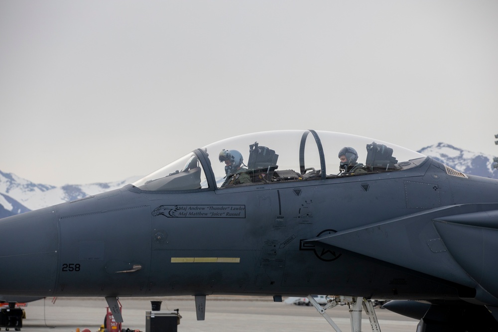 F-15E Strike Eagles participate in Alaskan-based exercise