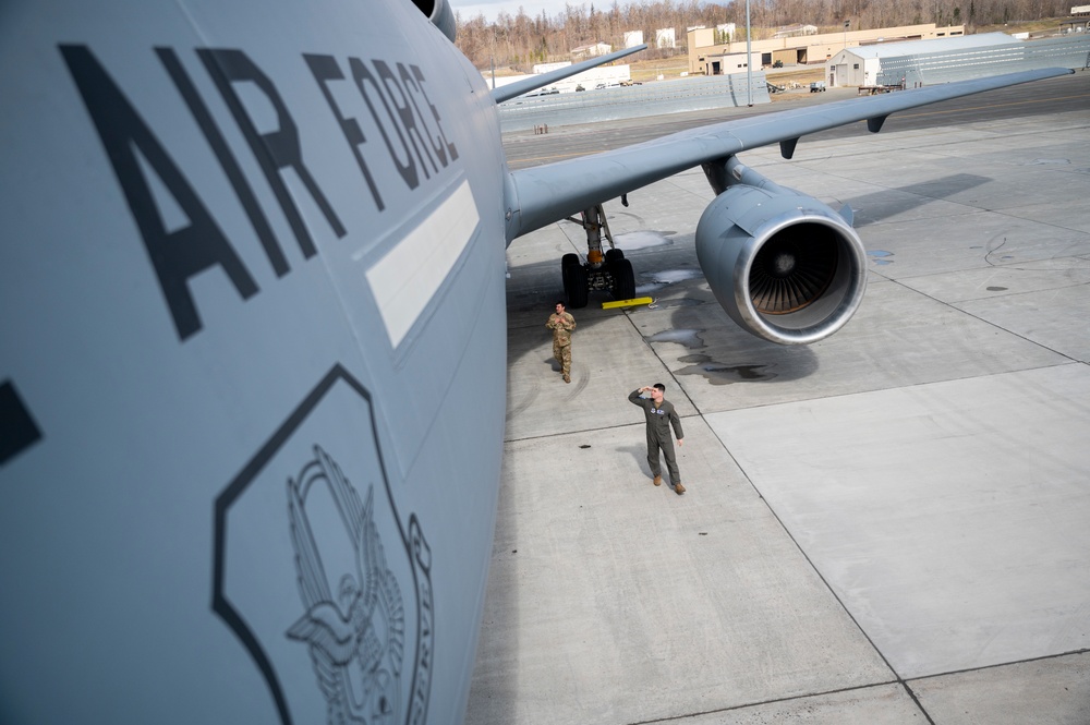 KC-10 Refuels Joint Fighters