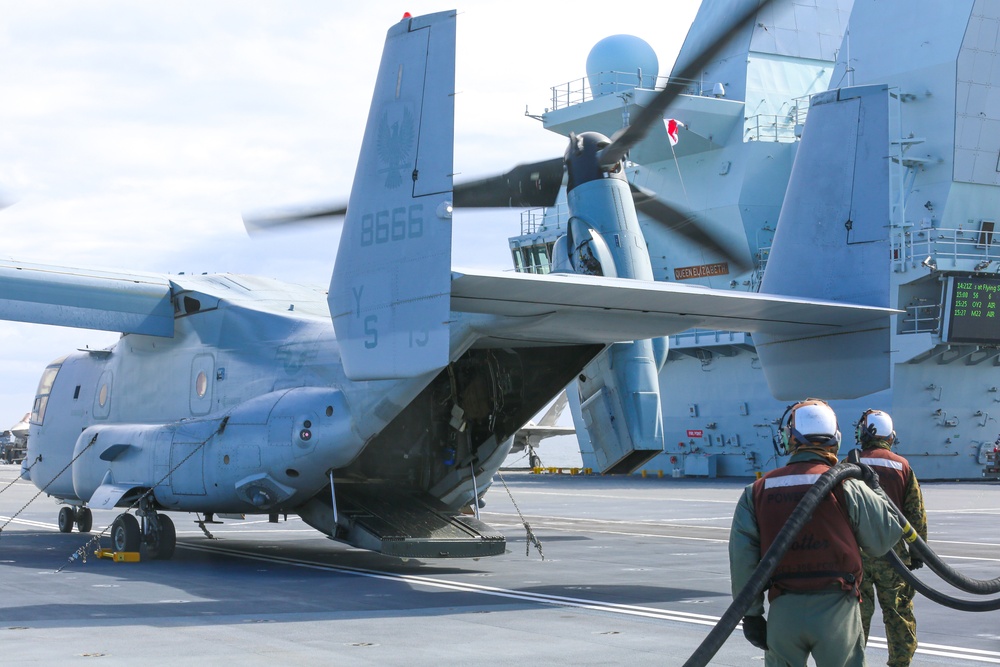 24th MEU Lands Aboard HMS Queen Elizabeth